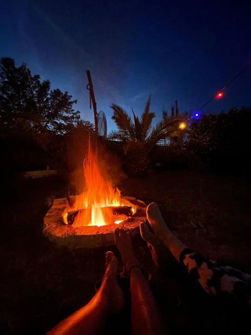 Soiree barbecue au camp
